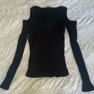 Forever 21 Open Shoulder Ribbed Sweater - Great for a Night Out!